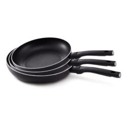Set De 3 Poêles à Frire Aluminium 20, 24, 28cm Salsa