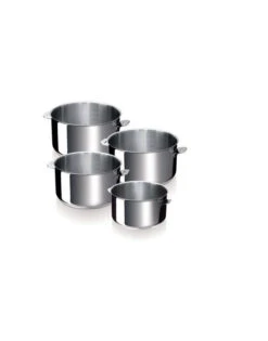 BEKA Évolution : Série De 4 Casseroles En Inox, Manche Amovible
