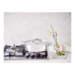 CHEF Cocotte Inox 2 Anses + Couvercle Inox BEKA D28 -Beka chef cocotte inox 2 anses couvercle inox beka d28 12