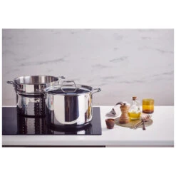 CHEF Cuit Pâtes + Couvercle Inox BEKA D24 -Beka chef cuit pates couvercle inox beka d24 7