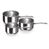 CHEF Série De 3 CASSEROLES Inox BEKA