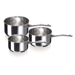 CHEF Série De 3 CASSEROLES Inox BEKA