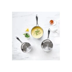 CHEF Série De 3 CASSEROLES Inox BEKA -Beka chef serie de 3 casseroles inox beka 3