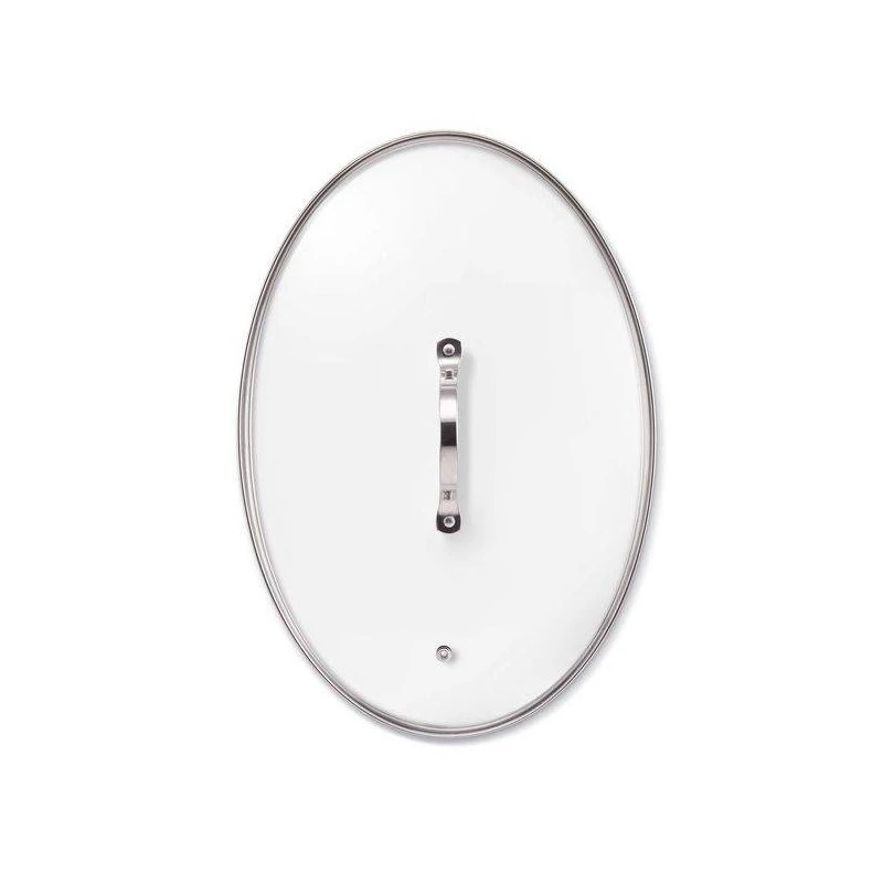BEKA Couvercle Ovale Pour Poêle à Poisson En Verre Et Inox 37.5 X 25 2 BEKA Couvercle Ovale Pour Poêle à Poisson En Verre Et Inox 37.5 X 25 – Image 2
