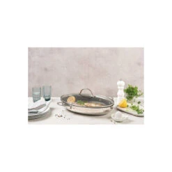 BEKA Couvercle Ovale Pour Poêle à Poisson En Verre Et Inox 37.5 X 25 18 BEKA Couvercle Ovale Pour Poêle à Poisson En Verre Et Inox 37.5 X 25 -Beka couvercle ovale pour poele a poisson en verre et inox 375 x 25 8