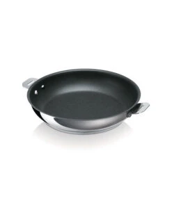 BEKA Évolution : Poêle Revêtue Induction En Inox, 3 Dimensions