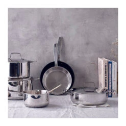 MAESTRO Série De 3 Casseroles Inox à Bec BEKA -Beka maestro serie de 3 casseroles inox sauciere a bec beka 2