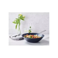 MAESTRO Wok En Acier Carbone Anti-adhésif Bleu BEKA D31 -Beka maestro wok en acier carbone anti adhesif bleu beka d31 7