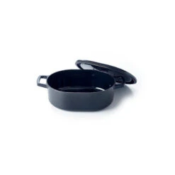 NORI Cocotte En Fonte Emaillée BEKA Ovale Noir 31 Cm -Beka nori cocotte en fonte emaillee beka ovale noir 31 cm 6