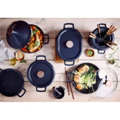 NORI Tajine En Fonte Emaillée BEKA Ronde Noir D28 26 NORI Tajine En Fonte Emaillée BEKA Ronde Noir D28 -Beka nori tajine en fonte emaillee beka ronde noir d28 8