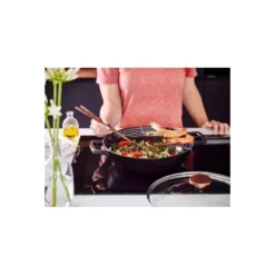 NORI Wok Fonte Traditionnelle Avec Couvercle Et Baguettes BEKA D30 -Beka nori wok fonte traditionnelle avec couvercle et baguettes beka d30 p 1 7