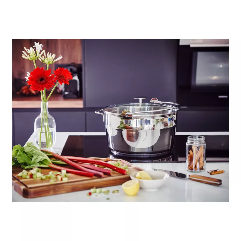 BEKA Pack Bassine à Confitures Inox Induction D30 10.5 L Et Couvercle 2 BEKA Pack Bassine à Confitures Inox Induction D30 10.5 L Et Couvercle – Image 2